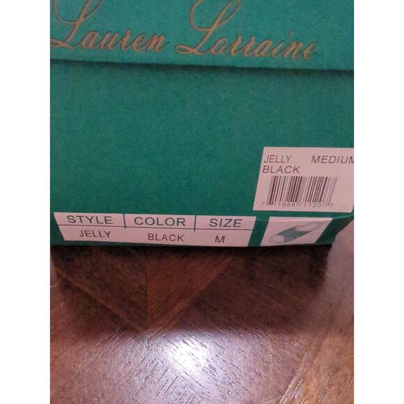 Lauren Lorraine Jelly Black Slide Size Medium NIB - Picture 4 of 4